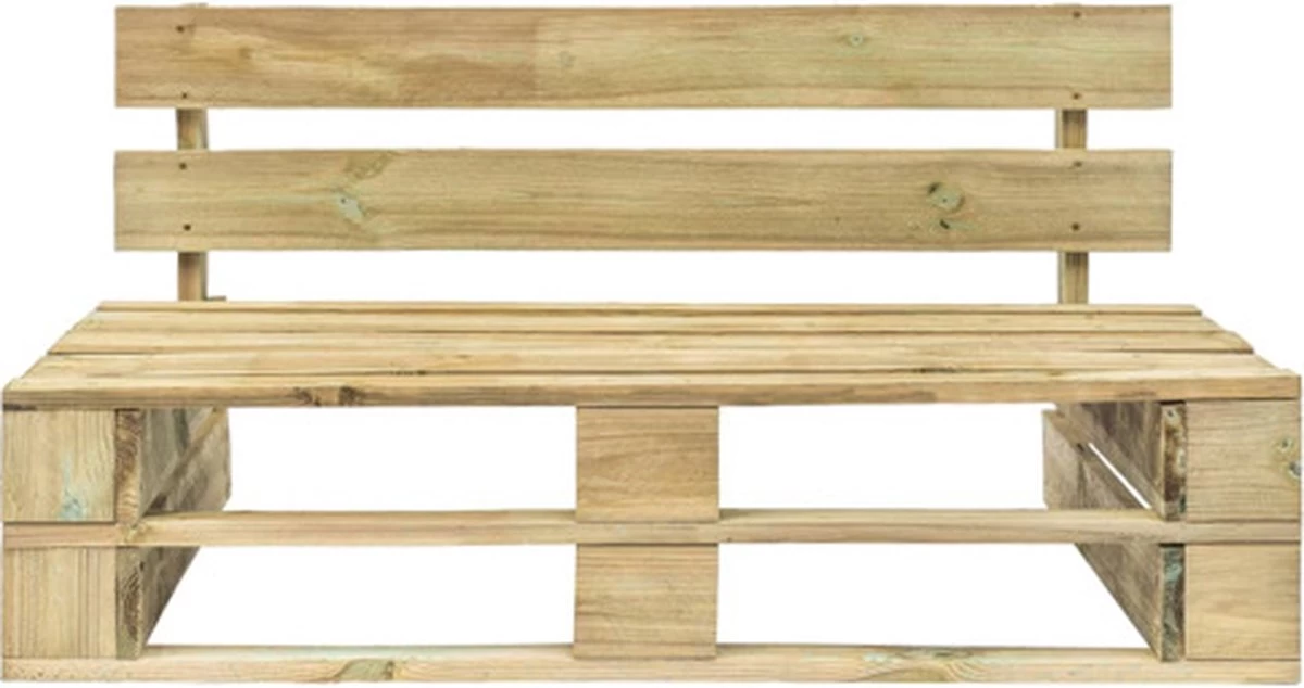 VidaXL Tuinbank Pallet Hout - Afbeelding 5