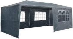 MaxxGarden Partytent - Paviljoen - 3x6m - Incl. Zijwanden - Waterdicht - Antraciet
