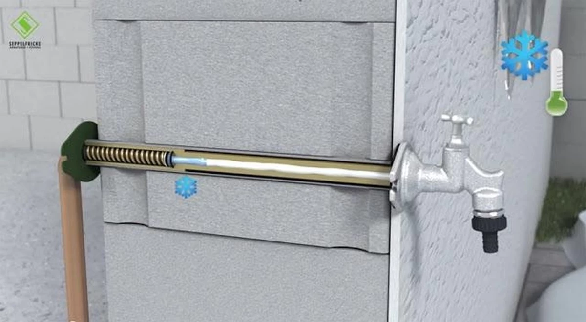 VSH SEPP Eis Vorstvrije Buitenkraan - Krukbediening - Afbeelding 2