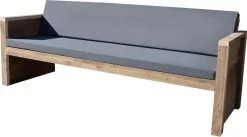 Sanderswoodworks Houten Tuinbank Vlieland - Incl. Kussens - Steigerhout
