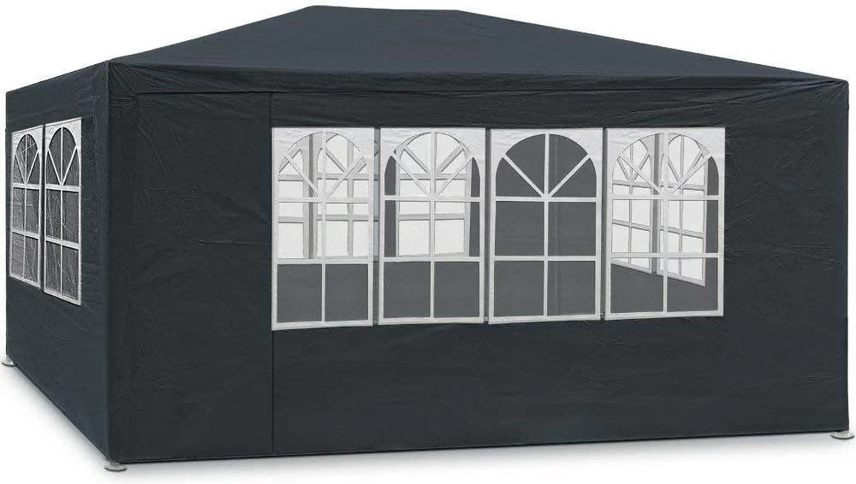 MaxxGarden Partytent - Feesttent Paviljoen - 3x3m - Antraciet