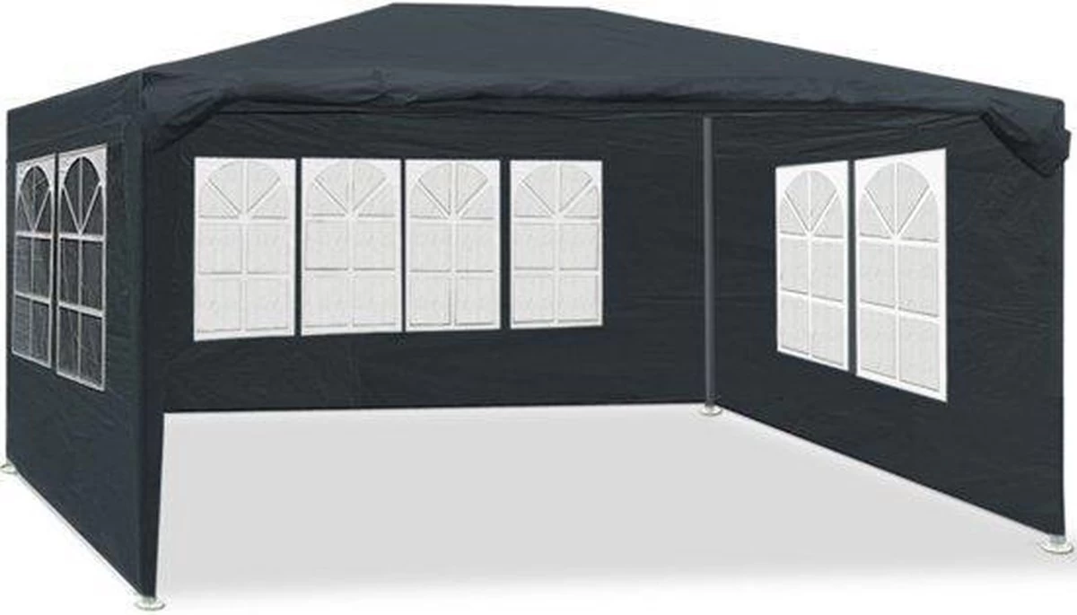 MaxxGarden Partytent - Paviljoen - 3x4m - Incl. Zijwanden - Waterdicht - Antraciet - Afbeelding 8