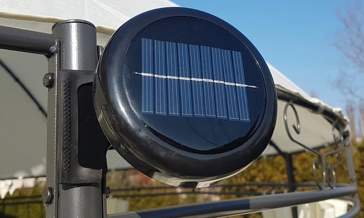 El Jardin - Partytent - 4x3 - Waterdicht Dak - Wanden - Solar - Antraciet Paviljoen - Afbeelding 3