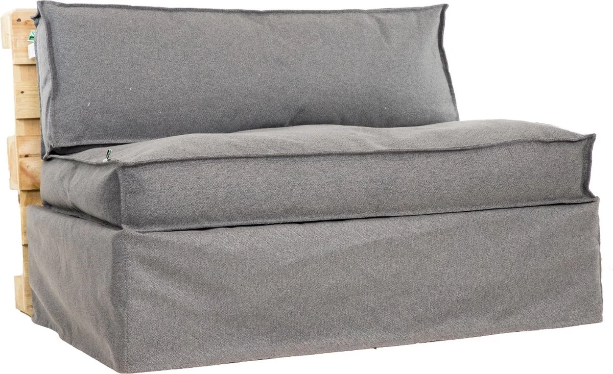 2L Home & Garden Palletkussen Metro Lounge Grijs - 120 X 80cm - Afbeelding 11