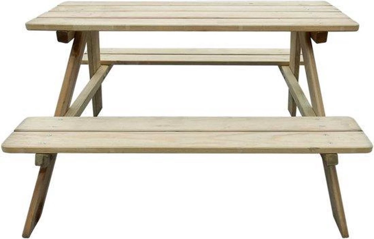 MaxxGarden Kinder Picknicktafel - 90x79x50cm - Hout - Afbeelding 2