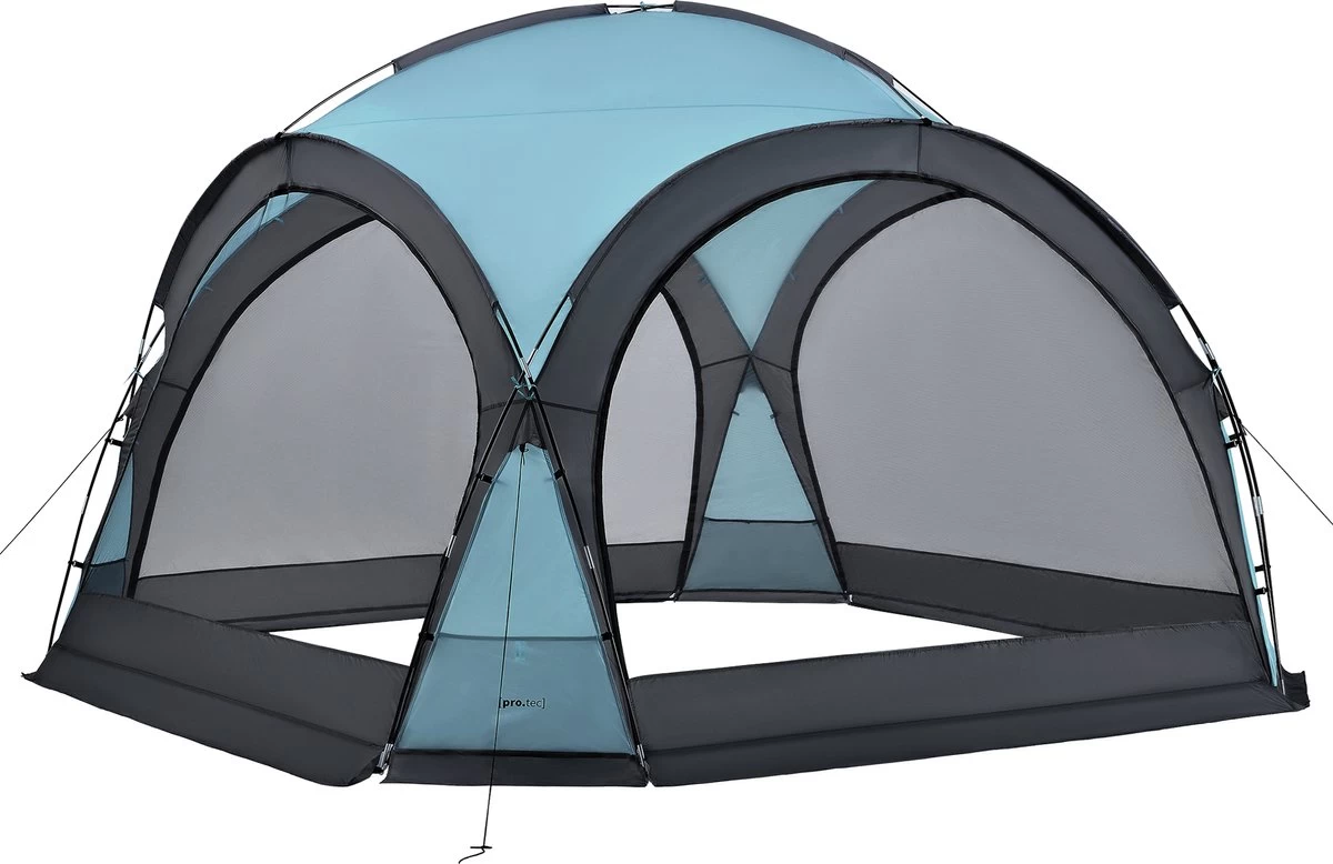 Pro-Tec Paviljoen Grästorp Met LED-verlichting 345x345x247 Cm Lichtblauw - Afbeelding 7