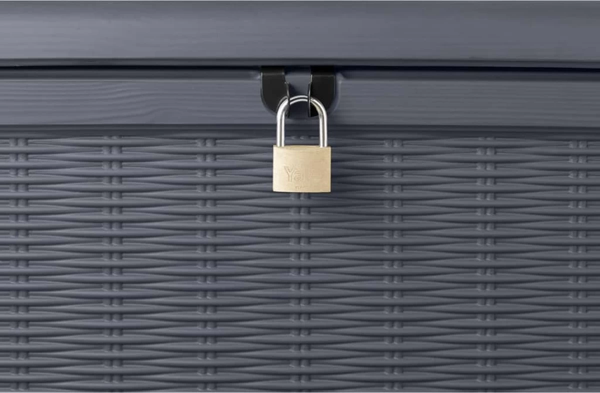 Keter - Borneo Opbergbox - 416 Liter - 129.5 X 62.5 X 70 Cm - Antraciet - Afbeelding 8