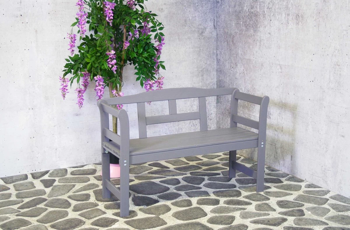 SenS-Line Friesen Tuinbank - Hout - Grijs - Afbeelding 9