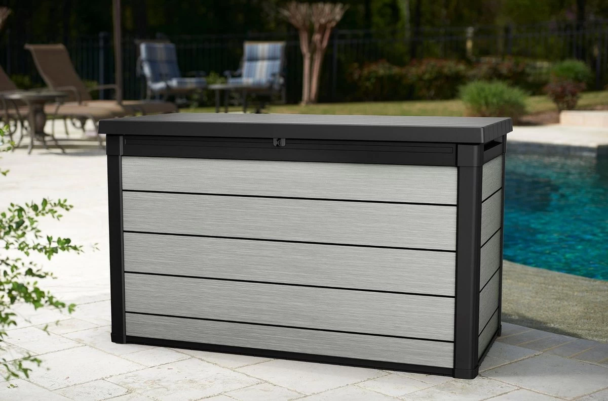Keter Denali Opbergbox - 757L - 152x73x90cm - Grafiet - Afbeelding 12