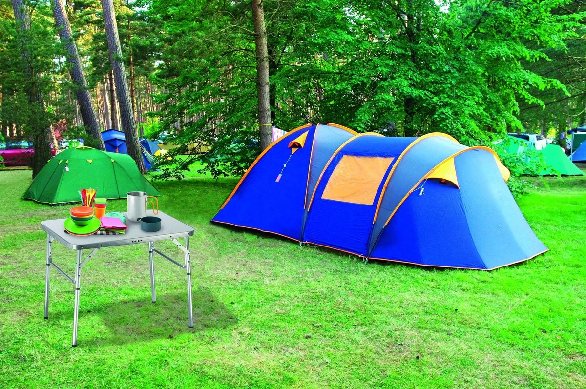 Camp Active Campingtafel - Opvouwbaar - 2 Hoogtes - 75 X 55 X 25-59 Cm - Afbeelding 7