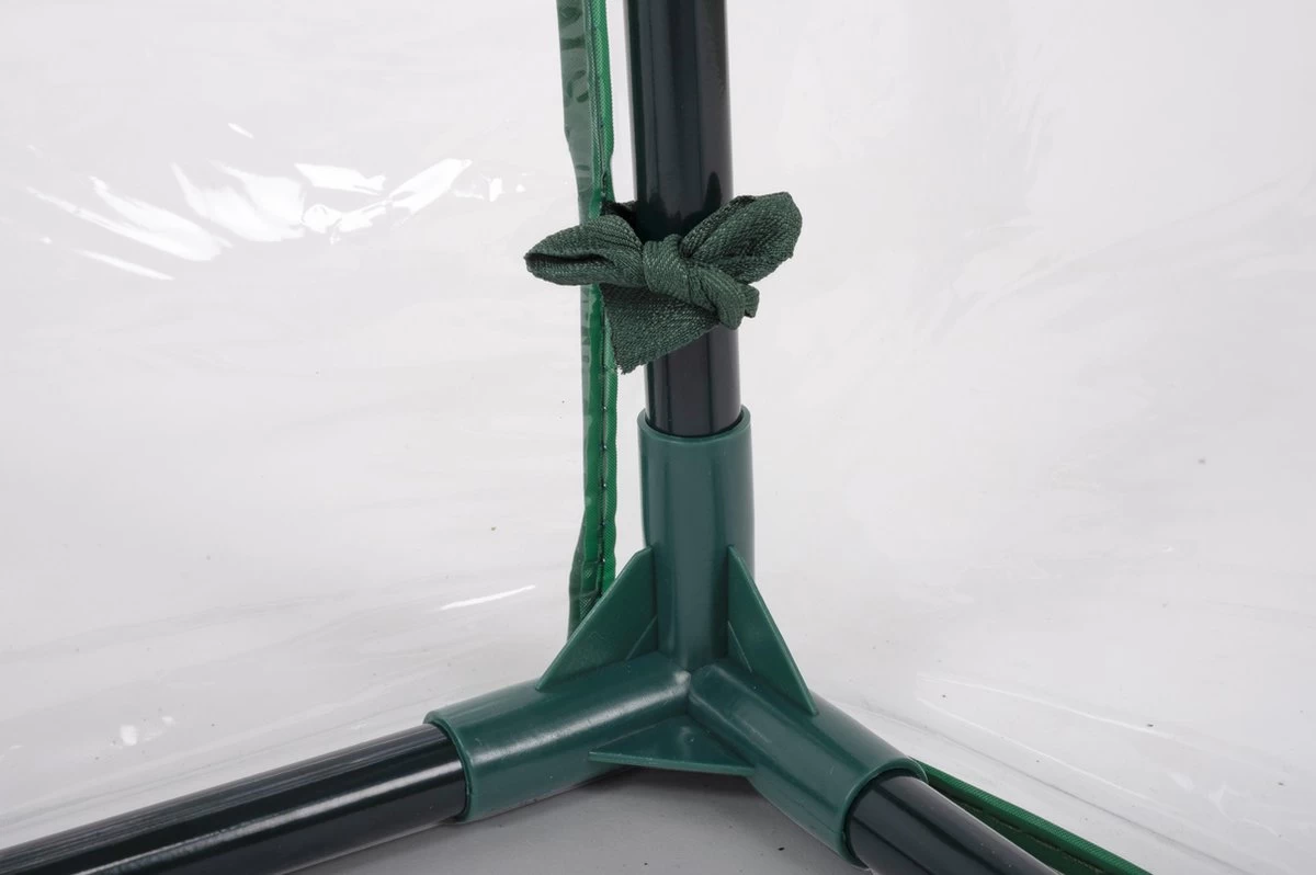 Kinzo Garden Broeikas - Tunnelkas - Met Rits - Staal - 130x60x50cm - Afbeelding 5