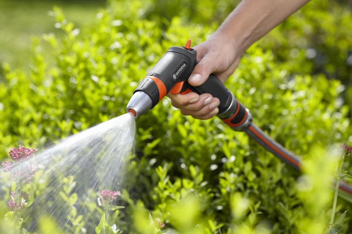 GARDENA - Comfort Reinigingsbroes - Spuitpistool - Traploos Instelbaar - Afbeelding 6