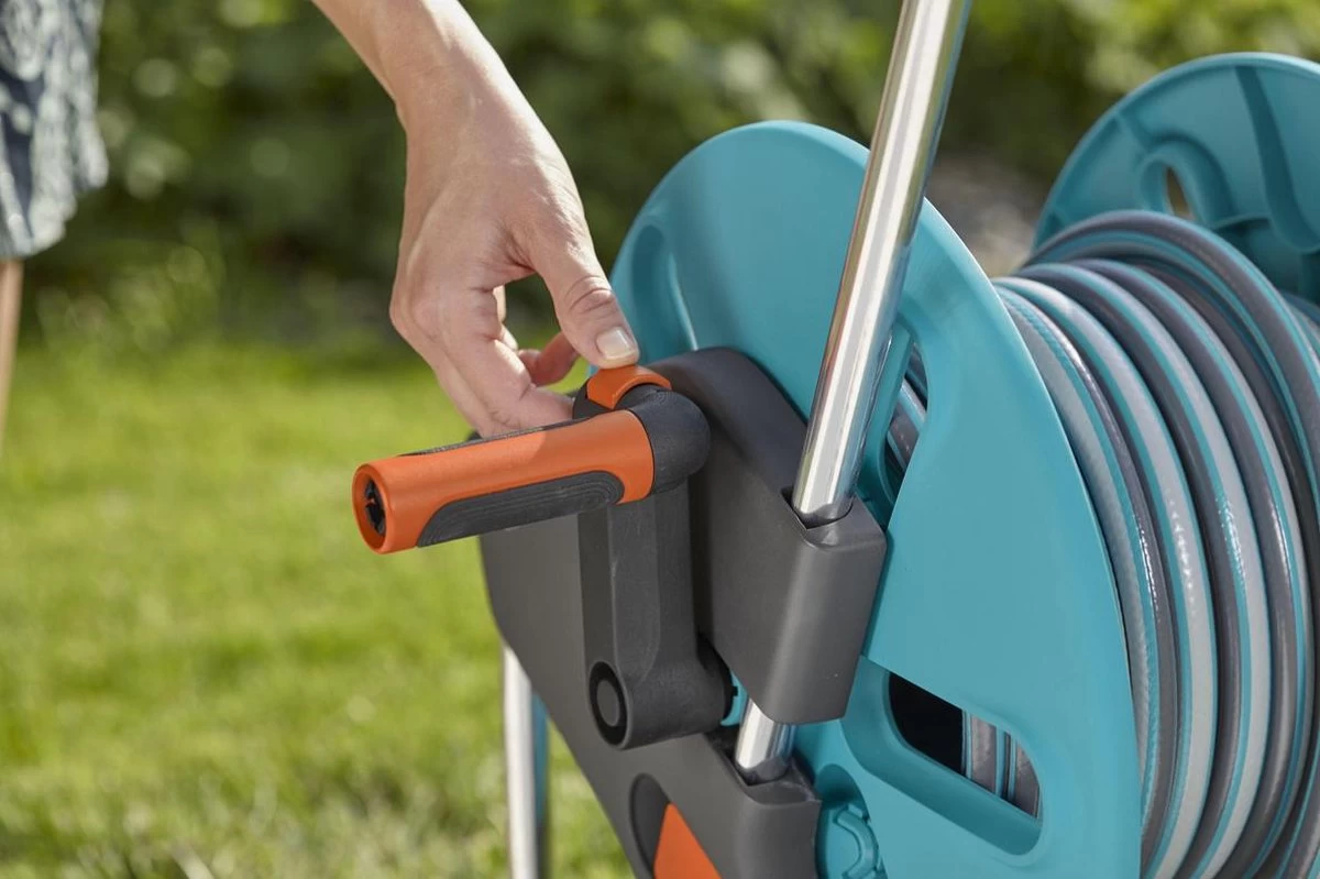 GARDENA AquaRoll M Easy Set - Slangwagen - Maximaal 60 M Opbergcapaciteit - Afbeelding 7