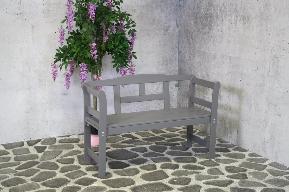 SenS-Line Friesen Tuinbank - Hout - Grijs - Afbeelding 5