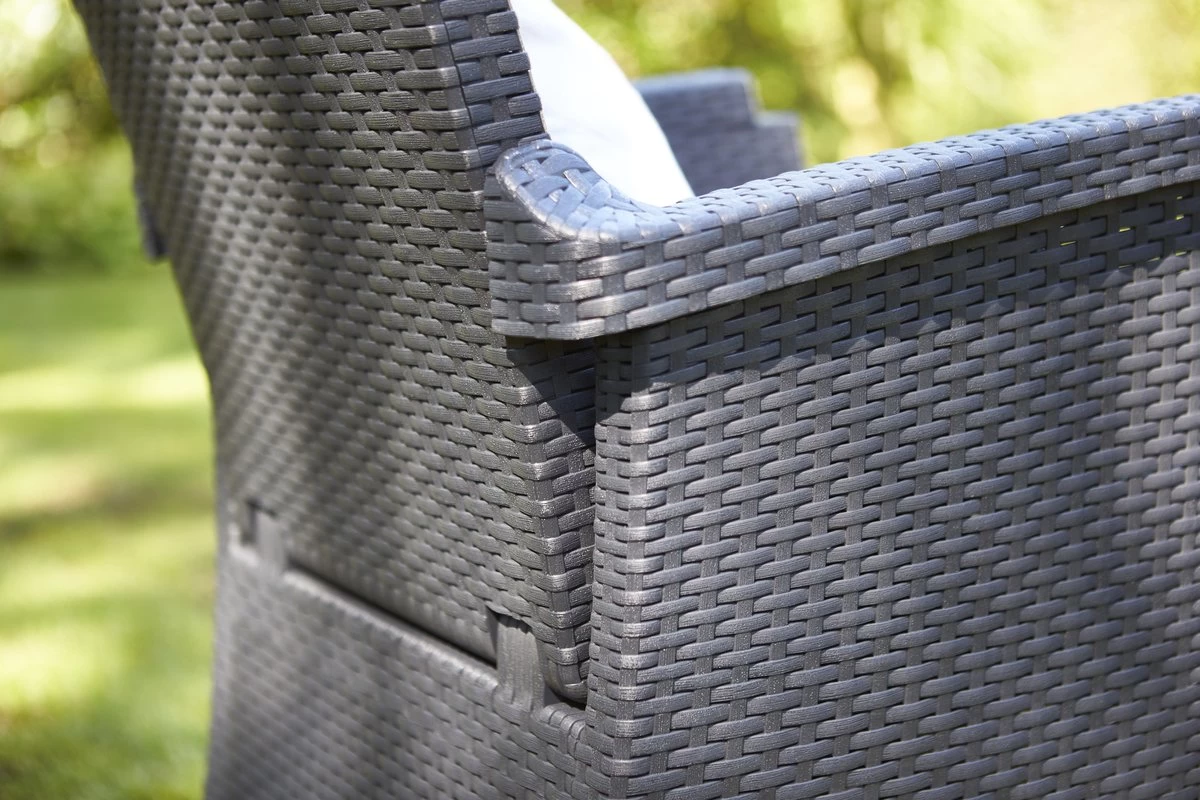 Allibert Vermont Verstelbare Tuinstoel - 64x68x107cm - Grafiet - Afbeelding 10