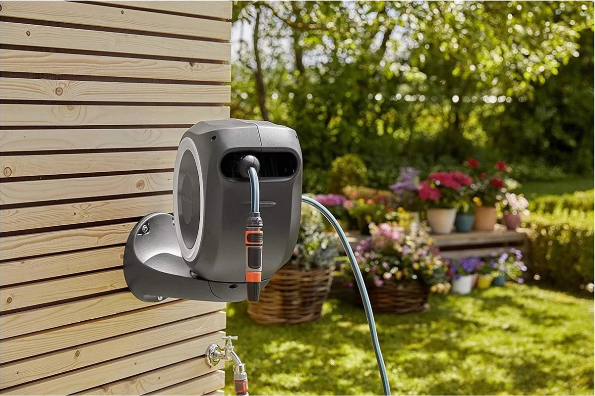GARDENA - Wandslangenbox RollUp S - Slanghouder - 15 Meter - Ø 11 Mm - Afbeelding 3