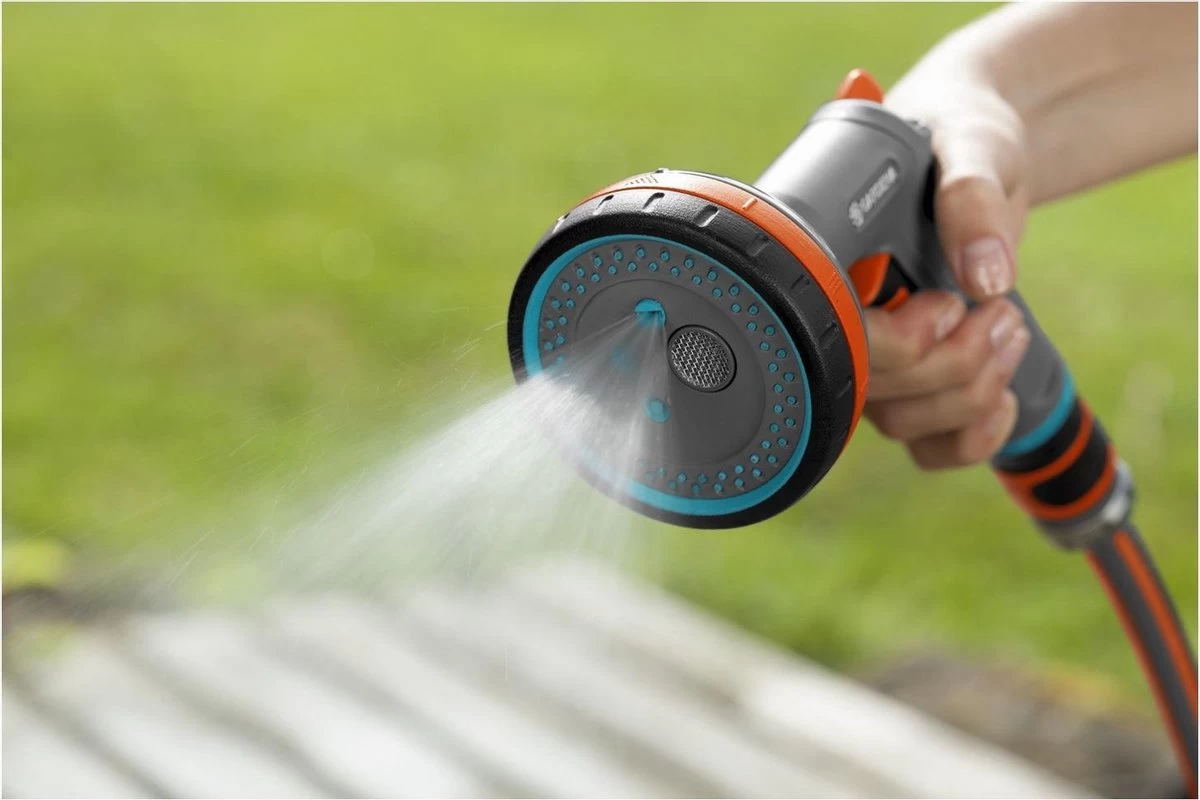 GARDENA - Comfort Broeskop - 5 Straalsoorten - Grijs - Afbeelding 3