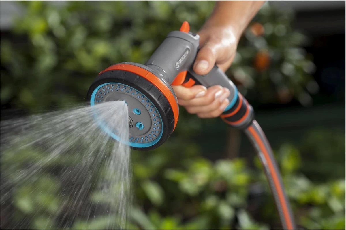 GARDENA - Comfort Broeskop - 5 Straalsoorten - Grijs - Afbeelding 4