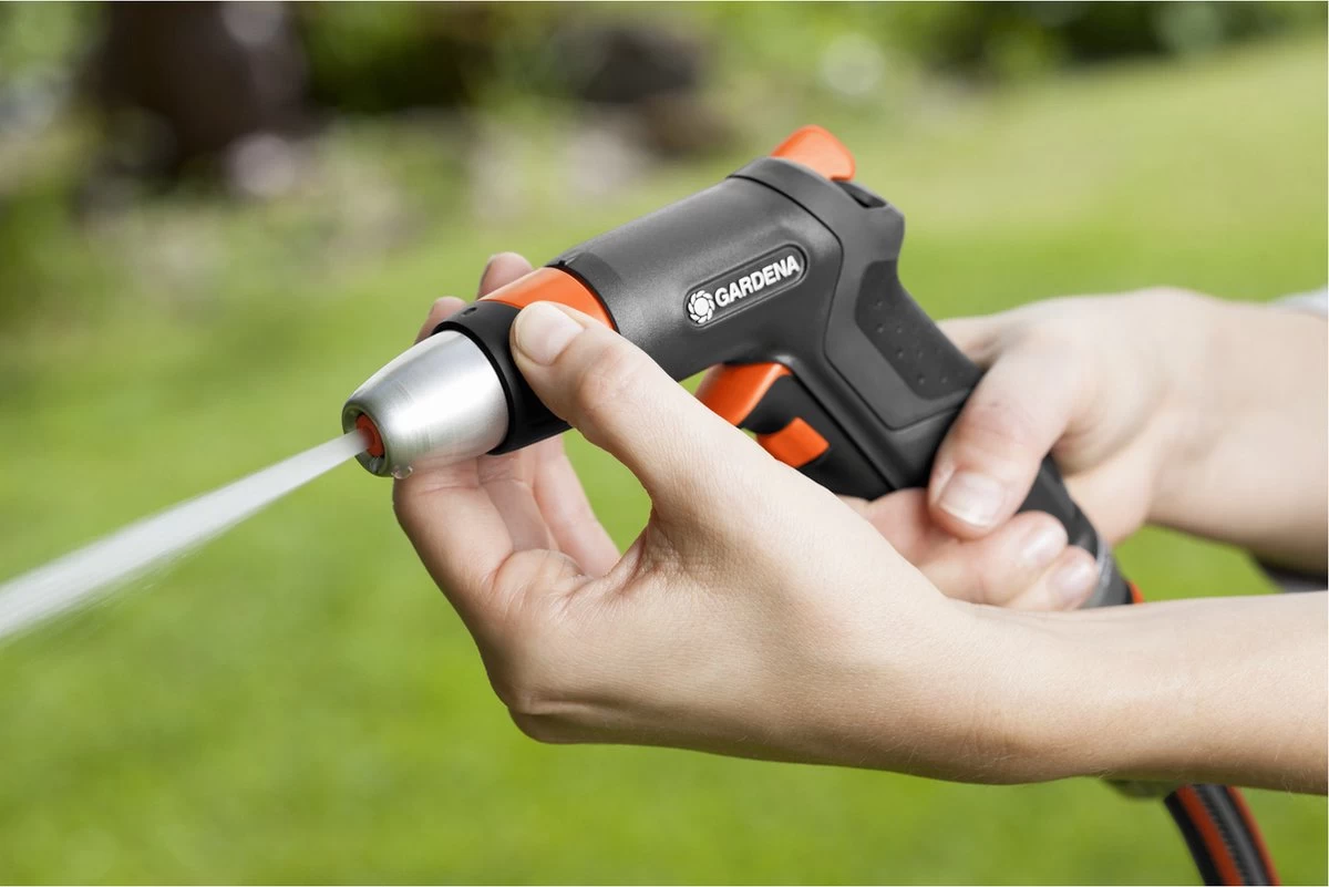 GARDENA - Premium Reinigingssproeier Spuitpistool - Metaal - Voor Reiniging En Bewatering - Afbeelding 4