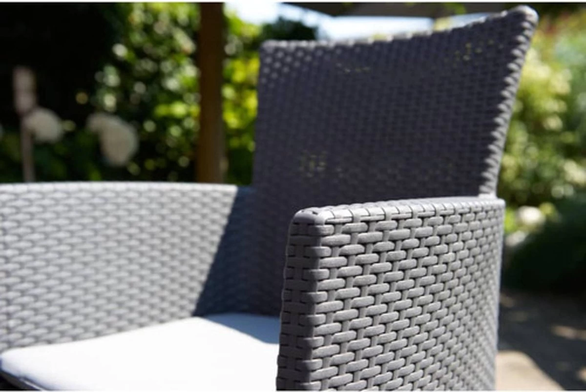 Allibert Iowa Tuinstoel - 60x62x89cm – Grafiet - Afbeelding 5