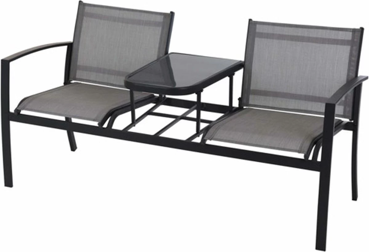 Pro Garden ProGarden Tuinbankje Met Tafel Tweepersoons - Afbeelding 5