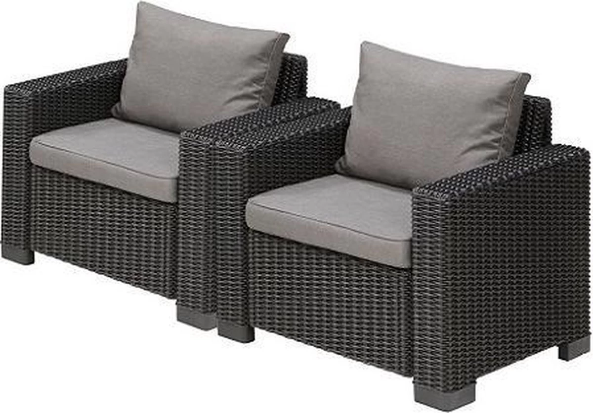 Allibert Tuinstoel California (231561) - Set Van 2 Stoelen