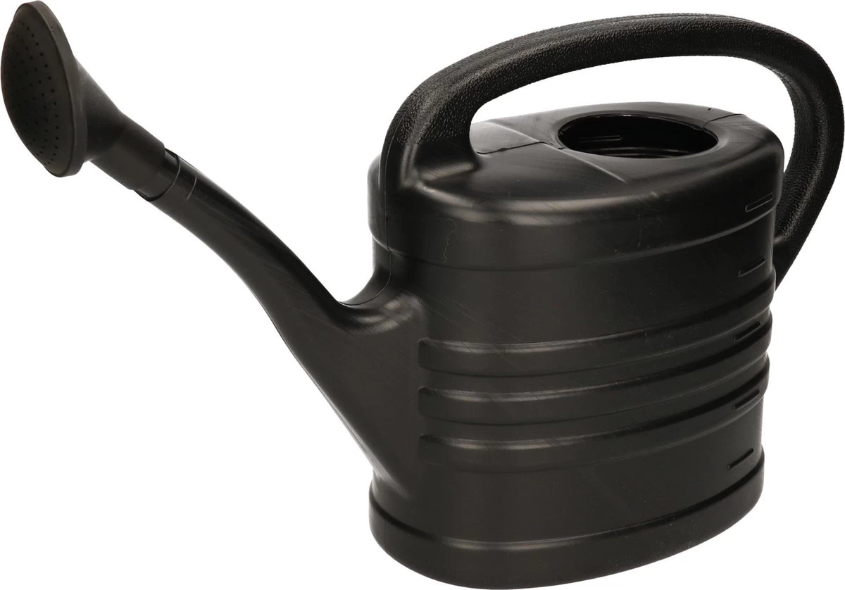 Merkloos Zwarte Kunststof Tuingieter 5 Liter - Tuin Artikelen/toebehoren