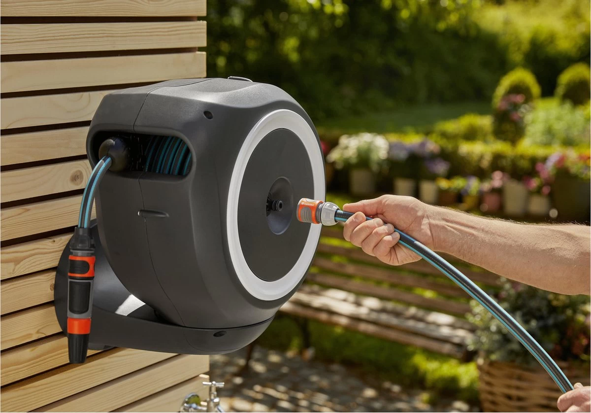 GARDENA - Wandslangenbox RollUp S - Slanghouder - 15 Meter - Ø 11 Mm - Afbeelding 12