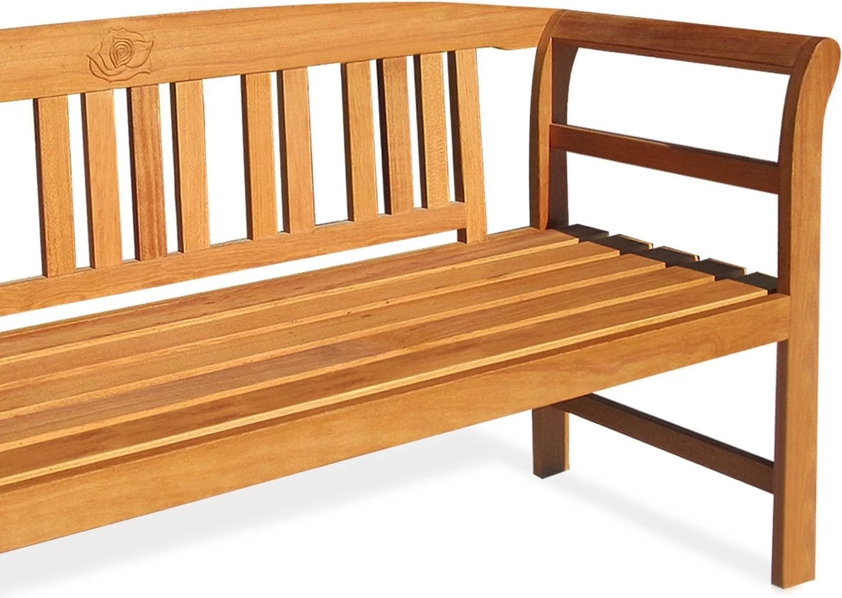 Casaria Tuinbank Rose - Eucalyptushout FSC®-Gecertificeerd Bruin - Afbeelding 3