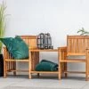 Tuindeco - Tete-a-Tete Houten Tuinbank - Loveseat Van Mahonie Hardhout