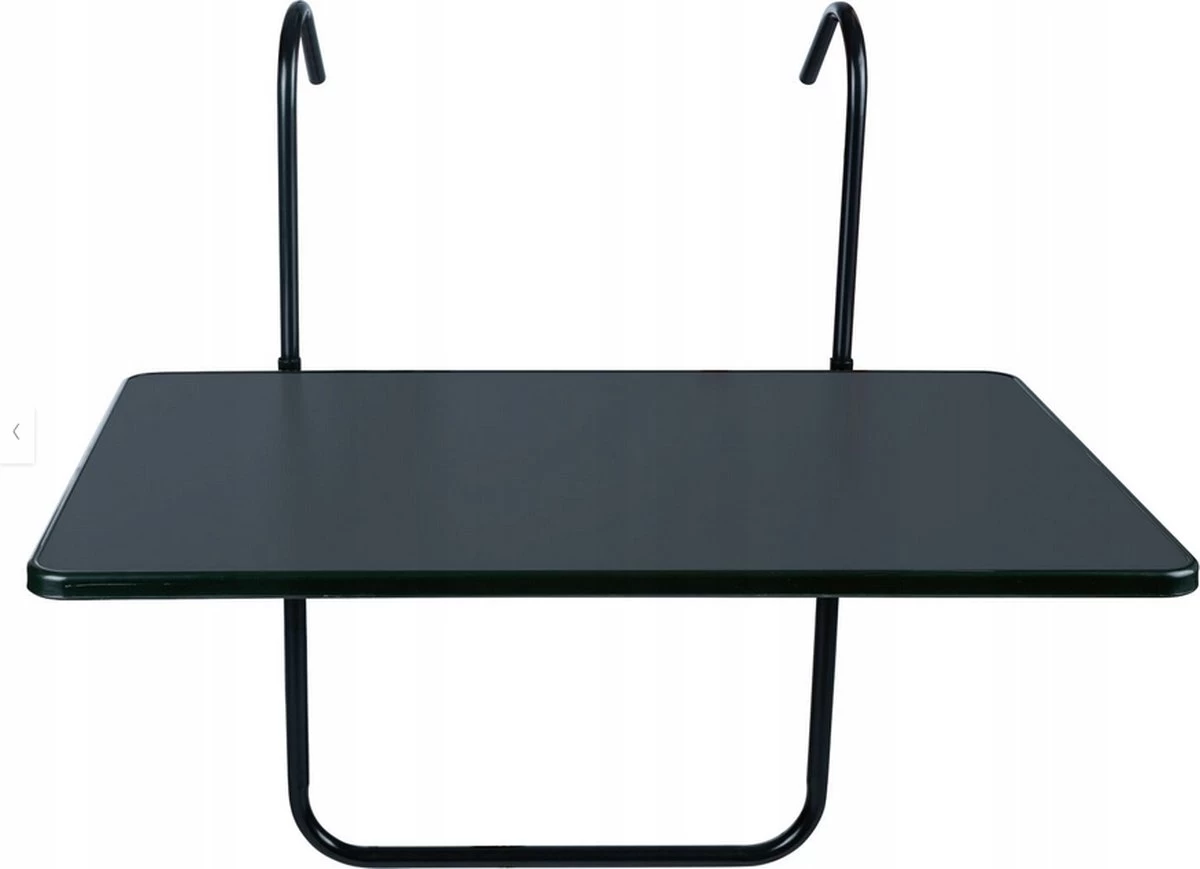Merkloos Balkontafel Inklapbaar – Zwart – 40 X 60 X 70 Cm – Hout Balkontafeltje Hangend Balkonbar Balkontafels Opklapbaar Hangtafel – Ophangbaar Voor Aan Het Balkon – Vouwtafel Wandtafel Inklapbare Tafel – Bijzettafel – Buiten Tafeltje Klaptafel - Afbeelding 3