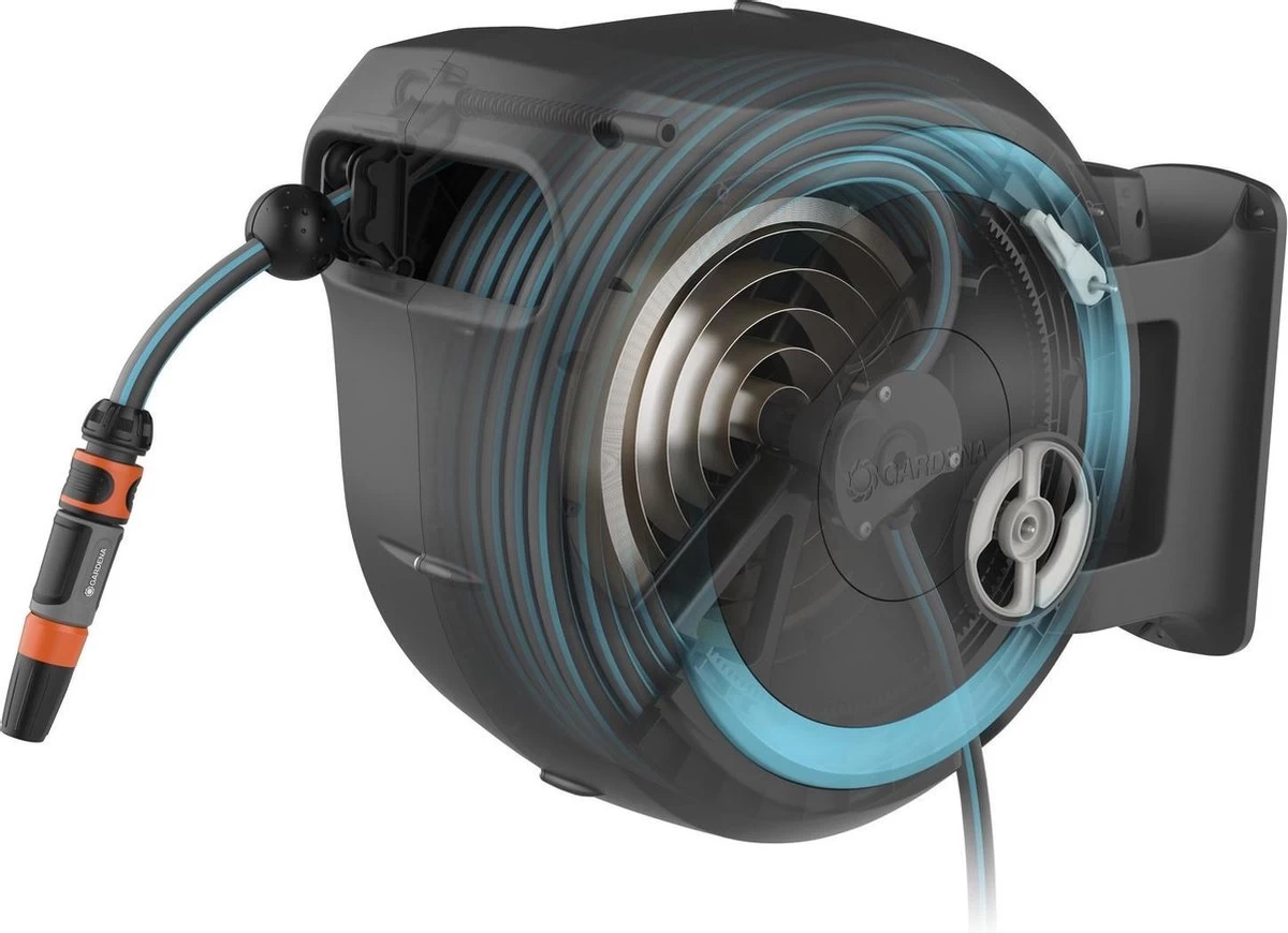 GARDENA - Wandslangenbox Slanghouder - RollUp M/L - 25 Meter - Ø 13 Mm - Afbeelding 4