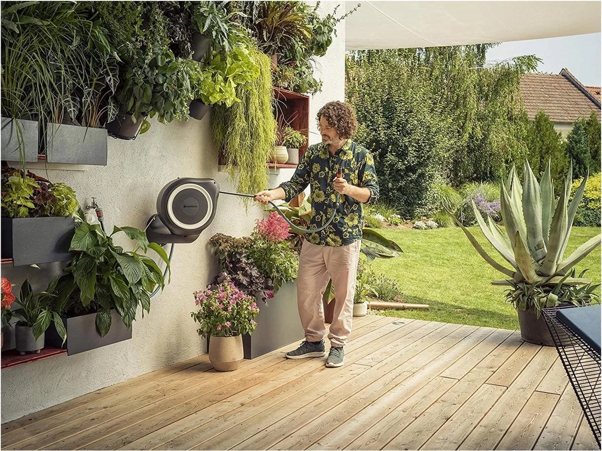 GARDENA - Wandslangenbox RollUp S - Slanghouder - 15 Meter - Ø 11 Mm - Afbeelding 5