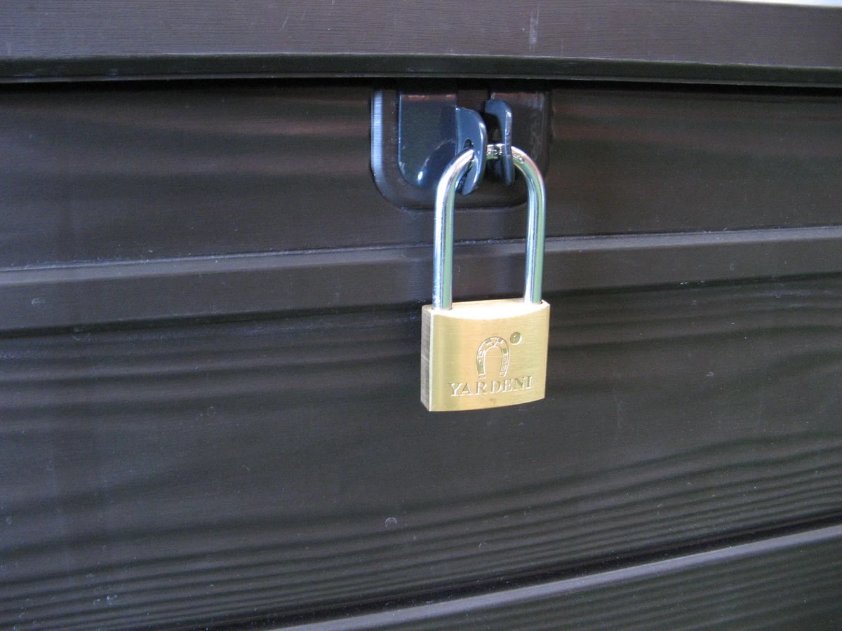 Keter Brightwood Opbergbox - 455L - 145x69,7x60,3 Cm - Grafiet - Afbeelding 5