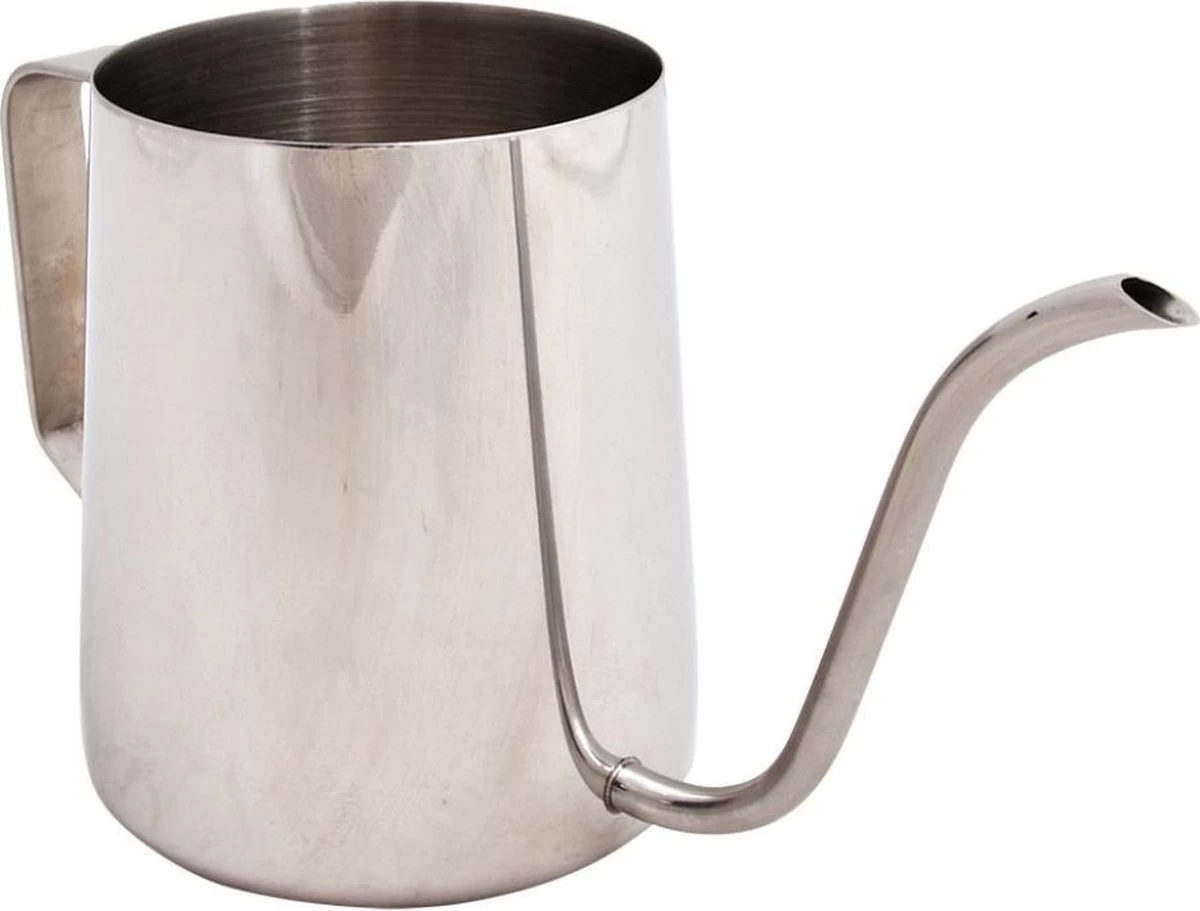 Merkloos RVS Gieter 0.60 Liter - Vintage RVS Plantengieter 600 Ml Voor Binnen - Afbeelding 2