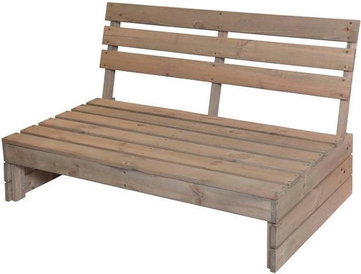 Pro Garden Palletbank - 120 Cm - 2-zits