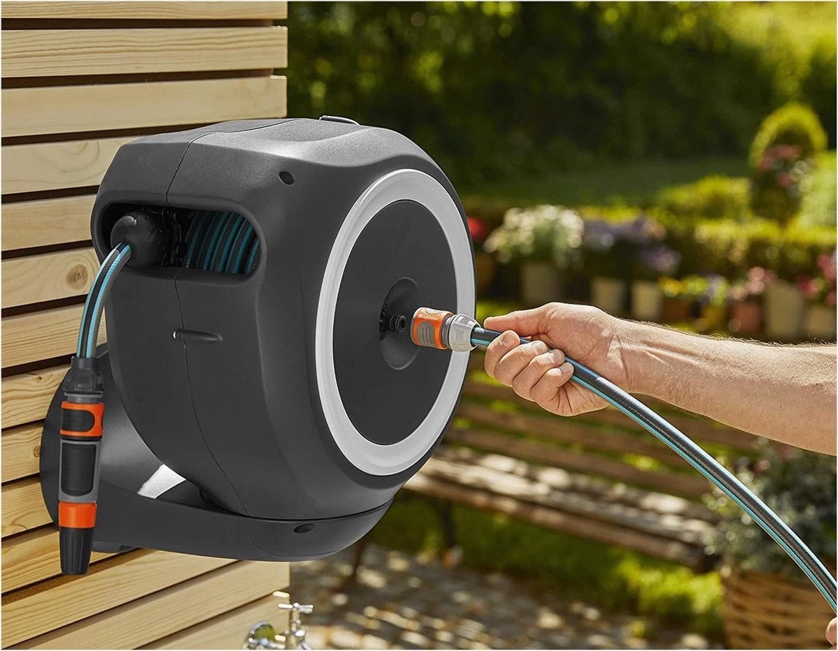 GARDENA - Wandslangenbox RollUp S - Slanghouder - 15 Meter - Ø 11 Mm - Afbeelding 4