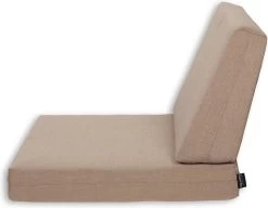 Universeel Lounge Kussen Strak Schuin Uni Zand