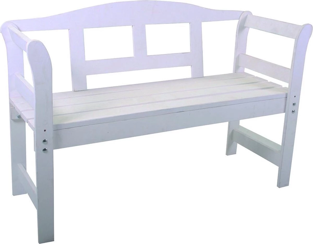 SenS-Line Friesen Tuinbank - Hout - Wit - Afbeelding 2