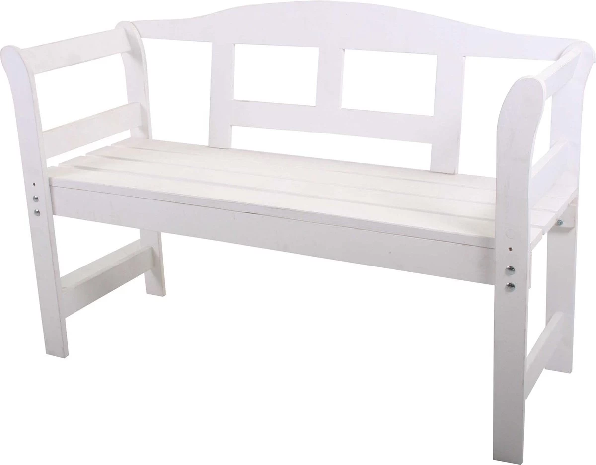 SenS-Line Friesen Tuinbank - Hout - Wit - Afbeelding 10