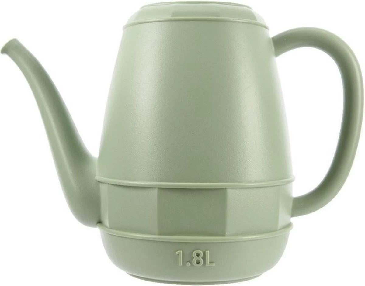 Decoris Mintgroene Kunststof Gieter 1,8 Liter - Tuinieren Benodigdheden - Kleine Gieters Mint Groen