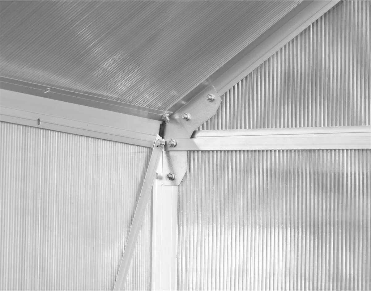 FUXTEC Tuinkas 5,9m² - Broeikas - Kweekkas - Hobbykas - Aluminium/holle Kamerplaat - FX-GWH159 - Afbeelding 6