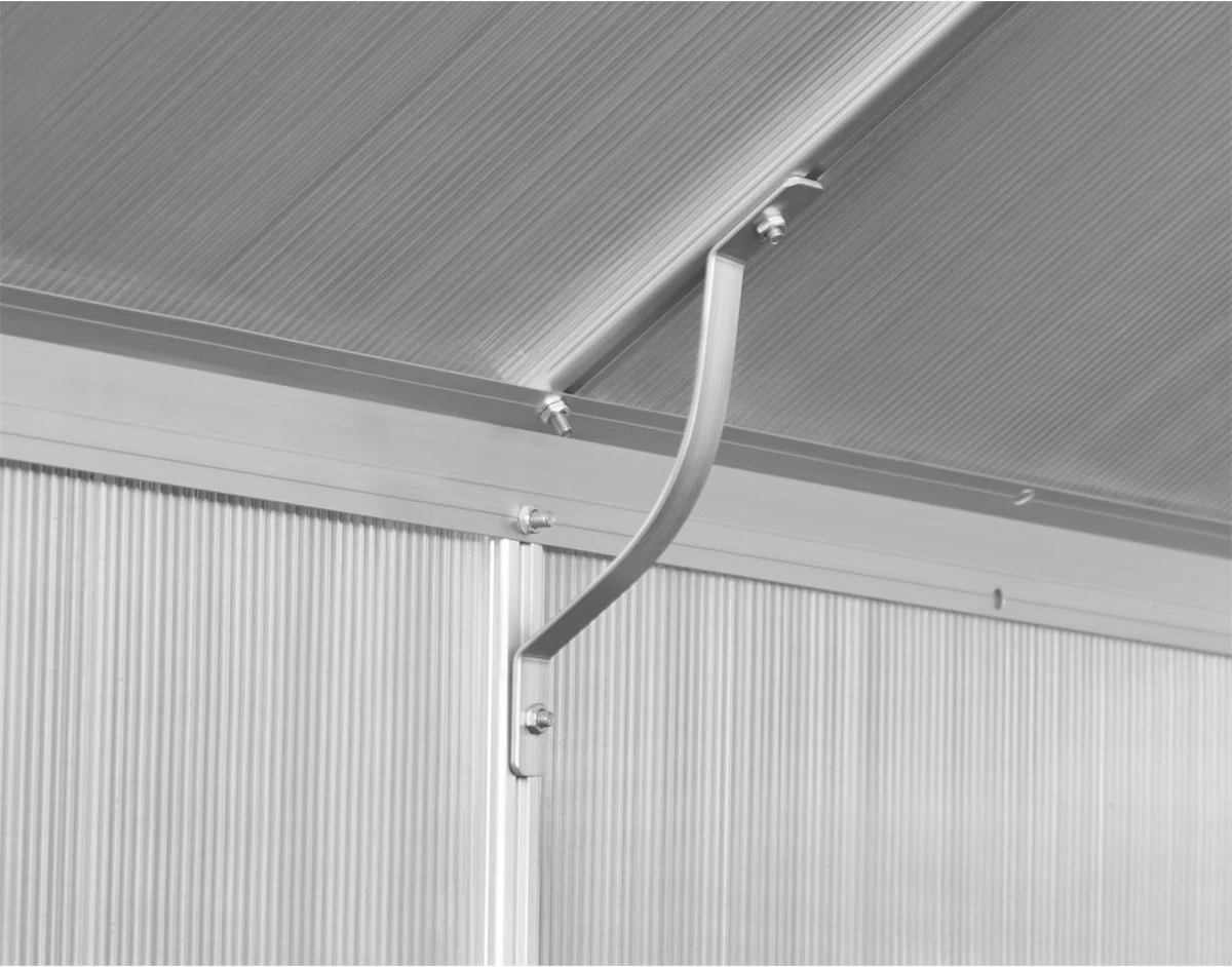 FUXTEC Tuinkas 5,9m² - Broeikas - Kweekkas - Hobbykas - Aluminium/holle Kamerplaat - FX-GWH159 - Afbeelding 14