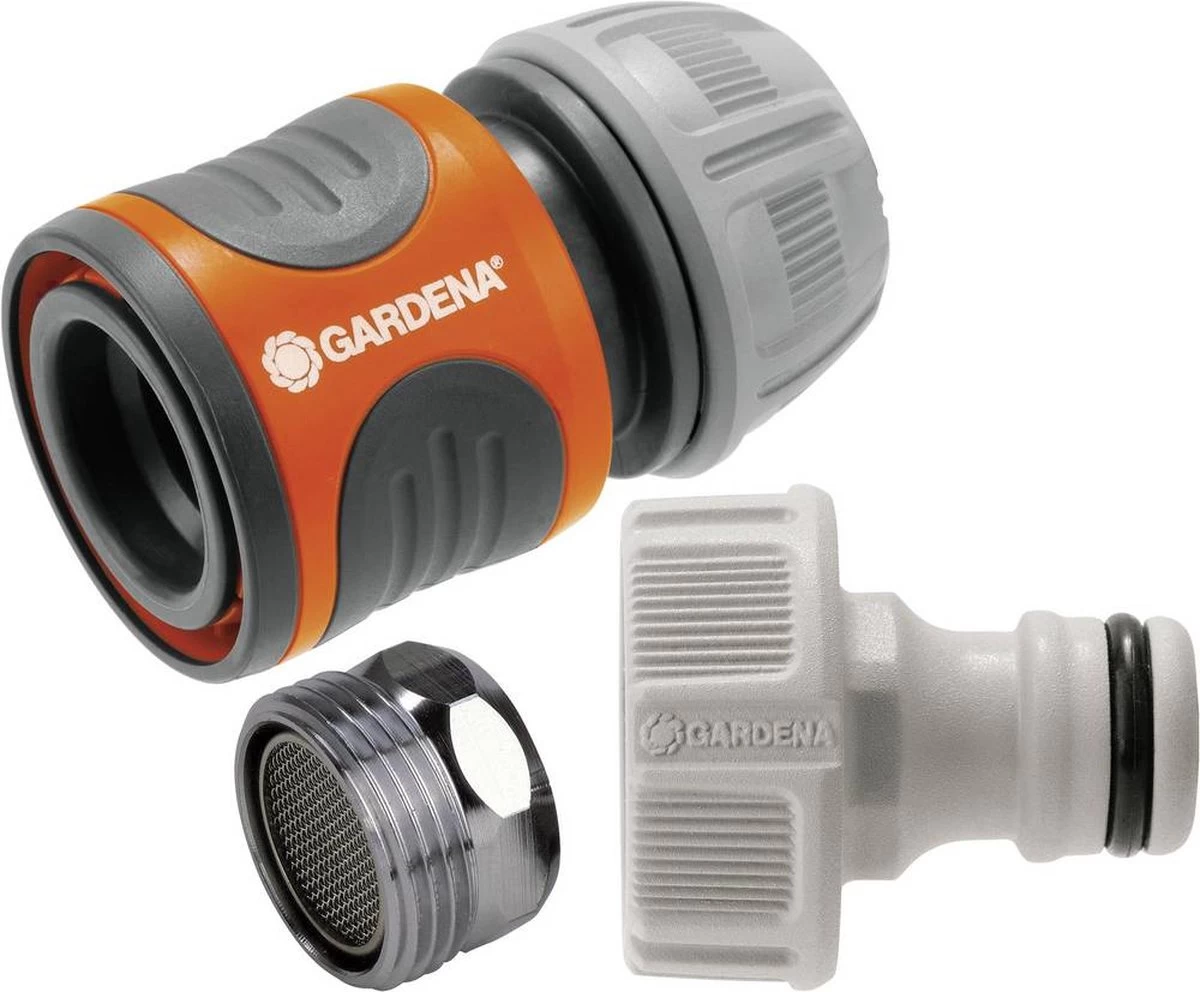 Gardena Koppeling Set Snelaansluitstukken Kraanstuk, Slangstuk En Draadadapter 4078500010269 - Afbeelding 3