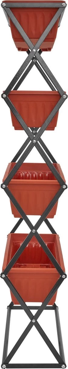 Tectake - Verticaal Plantenrek Met 4 Bakken - 403445 - Afbeelding 5