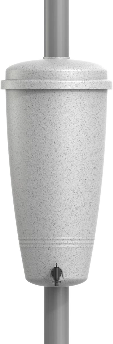 Elho Green Basics Rain Catcher 33 - Regenton Voor Balkonbuiten - Ø 33.5 X H 73.5 Cm - Grijs/Living Concrete - Afbeelding 8