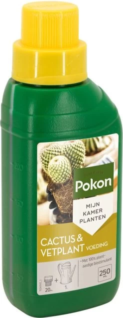 Pokon Cactus & Vetplant Voeding - 250ml - Plantenvoeding - 20ml Per 1L Water
