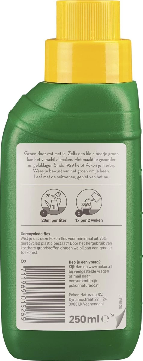 Pokon Cactus & Vetplant Voeding - 250ml - Plantenvoeding - 20ml Per 1L Water - Afbeelding 2