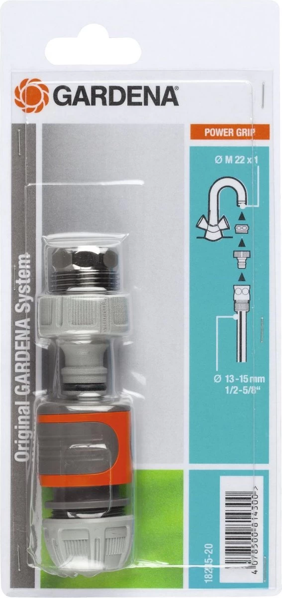 Gardena Koppeling Set Snelaansluitstukken Kraanstuk, Slangstuk En Draadadapter 4078500010269 - Afbeelding 4