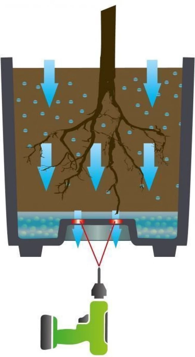 EDA Plantenbak - Bloembak - 46L - 78,5 X 29,5 X 60 Cm - Antraciet - Afbeelding 2